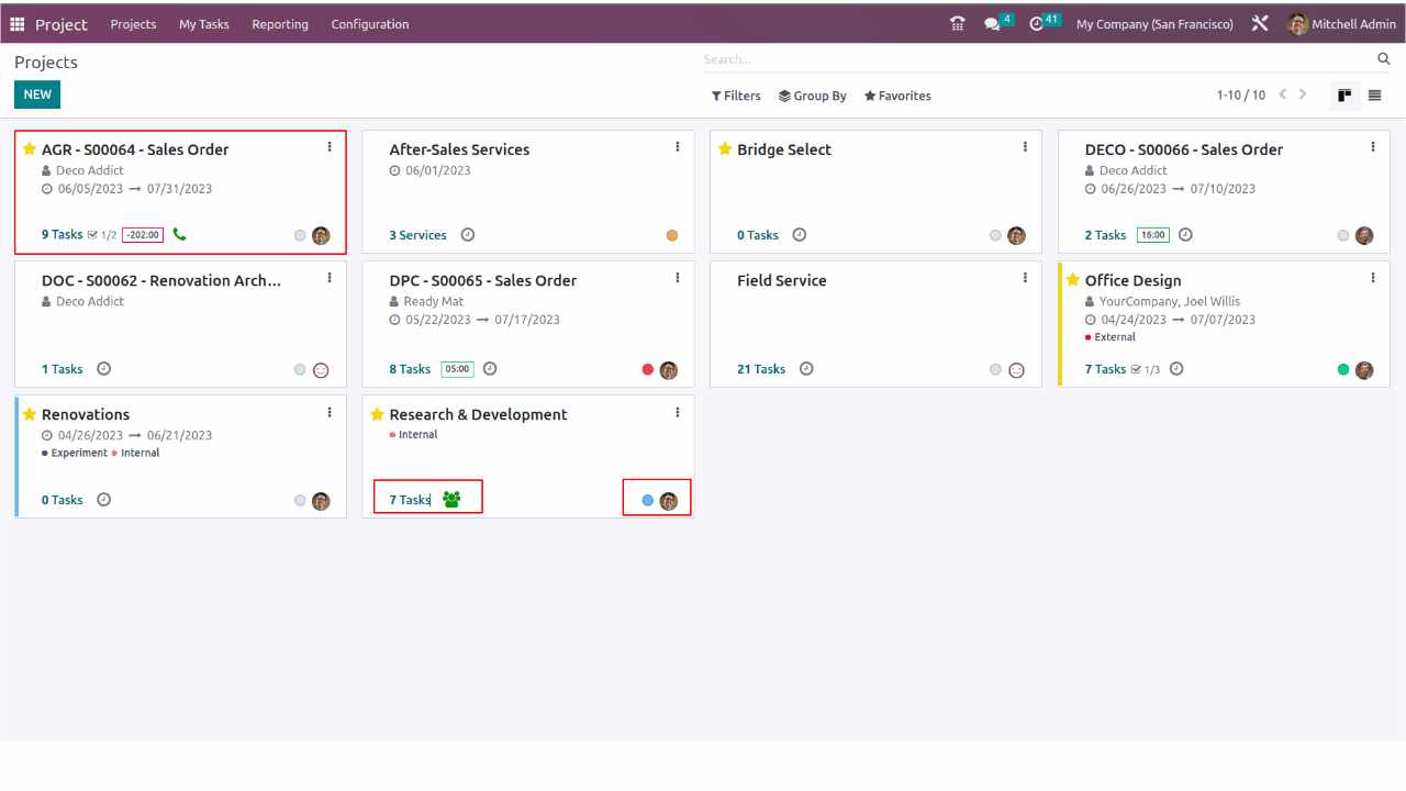 odoo project