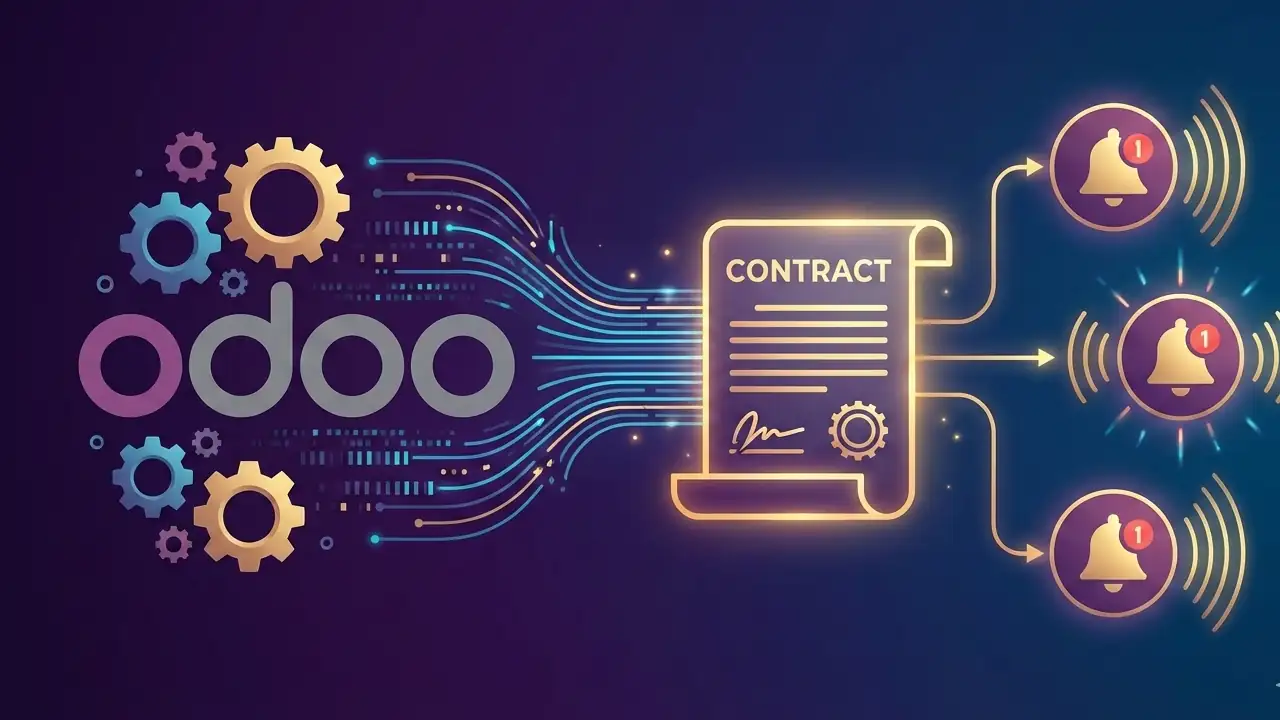 Odoo CRM Otomatisasi Perpanjangan Kontrak Jasa dengan Pemberitahuan Cerdas