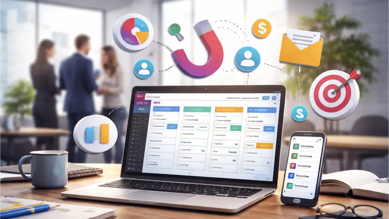 Odoo CRM mengelola Leads