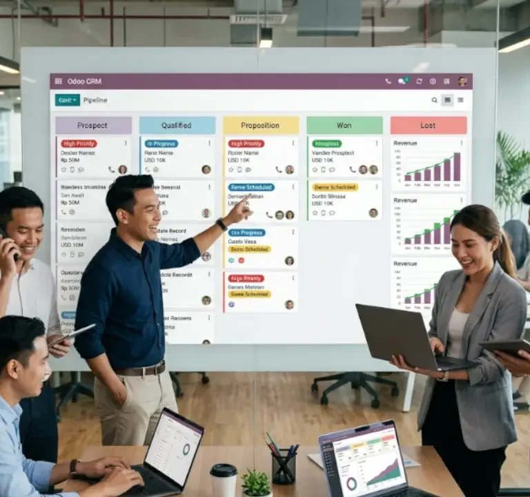 Pipeline Odoo CRM untuk Meningkatkan Closing Rate Tim Sales
