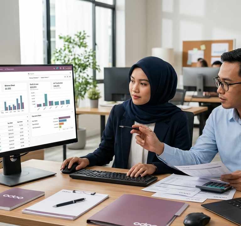 Cara Mengatur Pajak dan Laporan Keuangan di Odoo