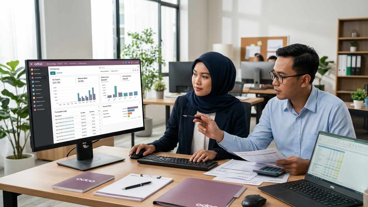 Cara Mengatur Pajak dan Laporan Keuangan di Odoo