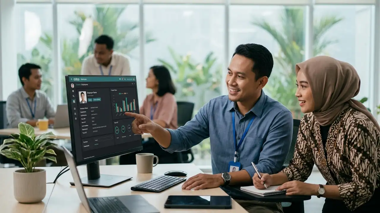 Manajemen Data Karyawan dengan Odoo Employees