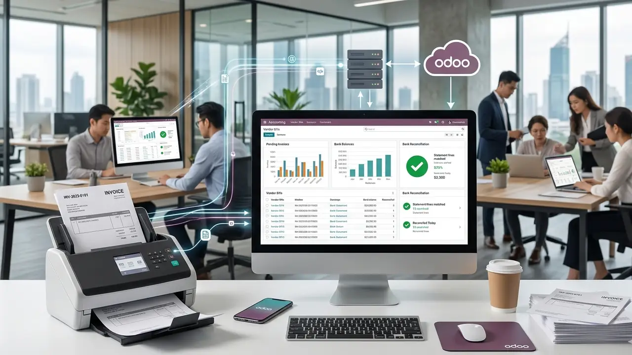 Otomatisasi Invoice & Rekonsiliasi Bank dengan odoo