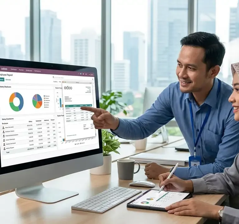 Otomatisasi Penggajian dan Slip Gaji Digital dengan odoo