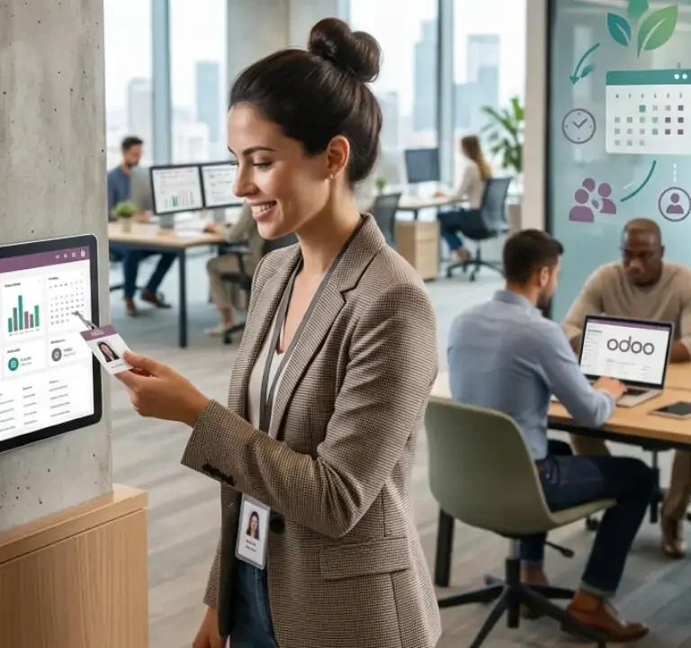 Sistem Absensi & Time Off Digital di odoo