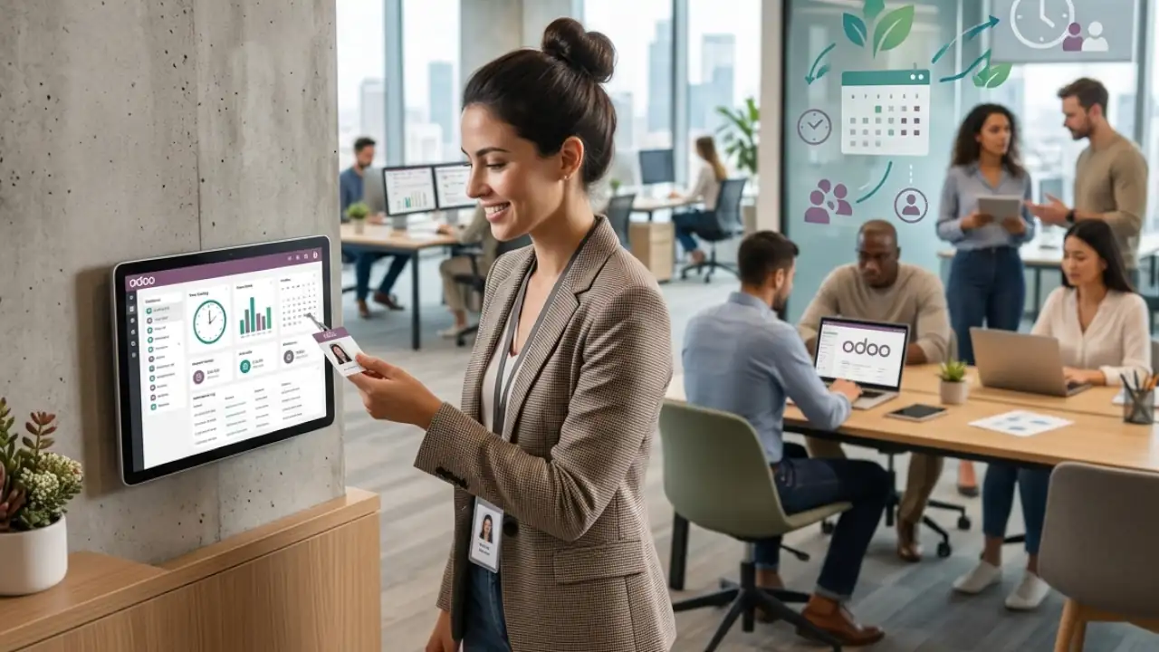 Sistem Absensi & Time Off Digital di odoo