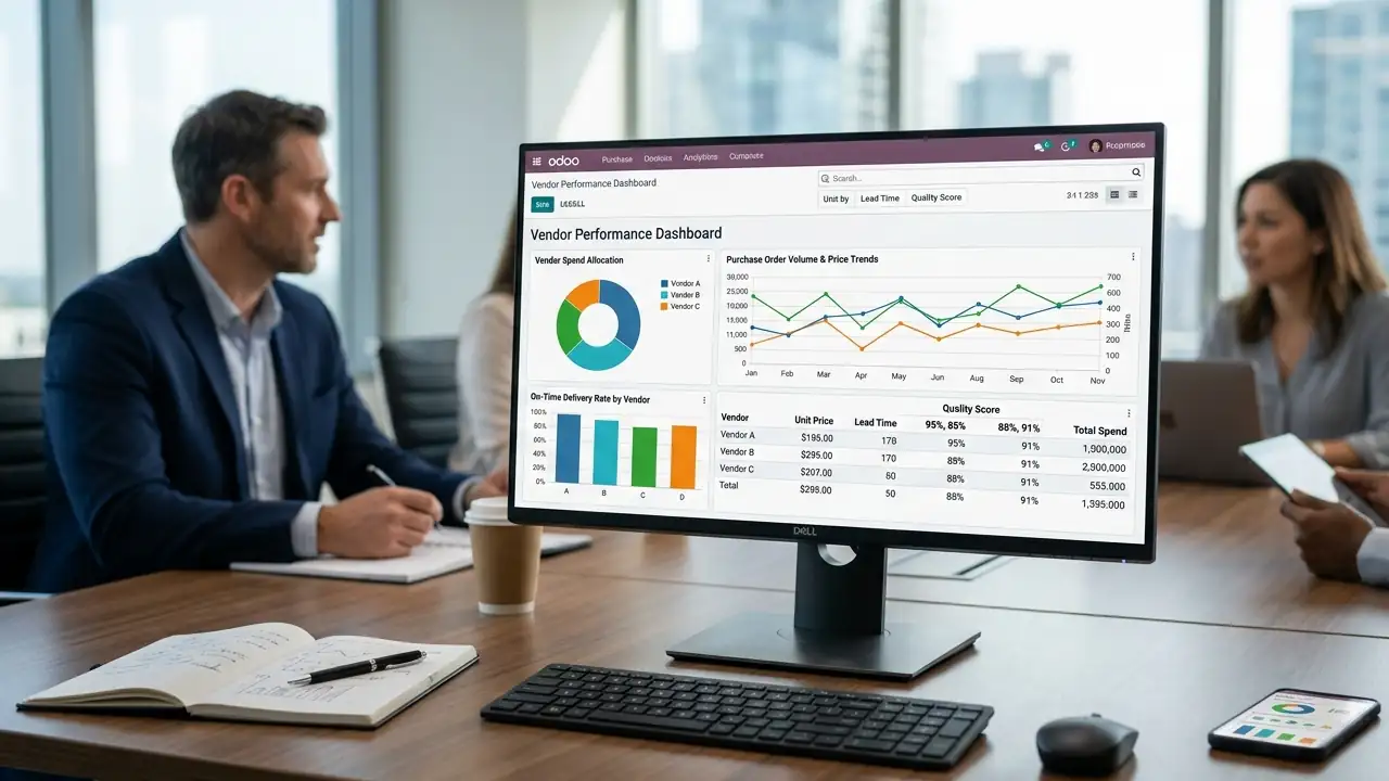 Strategi Negosiasi Vendor dengan Data Odoo