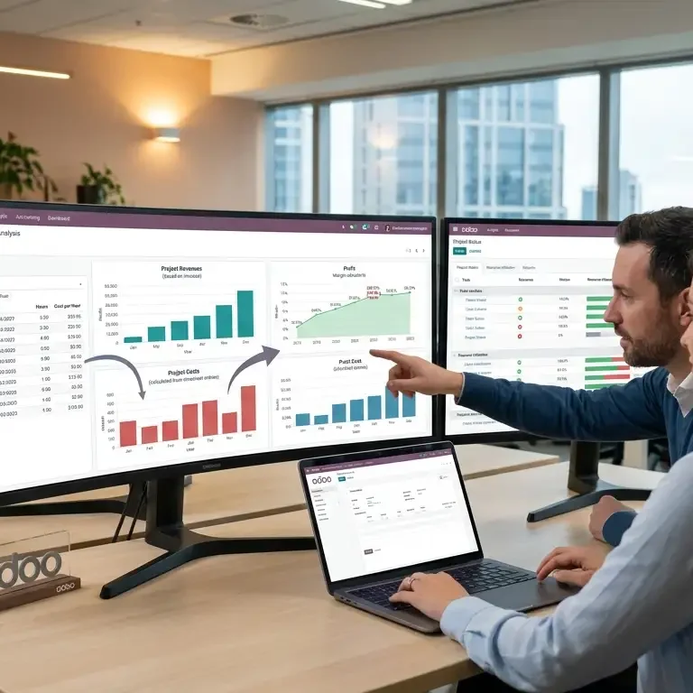 Analisis Profit Project dengan Timesheet di odoo