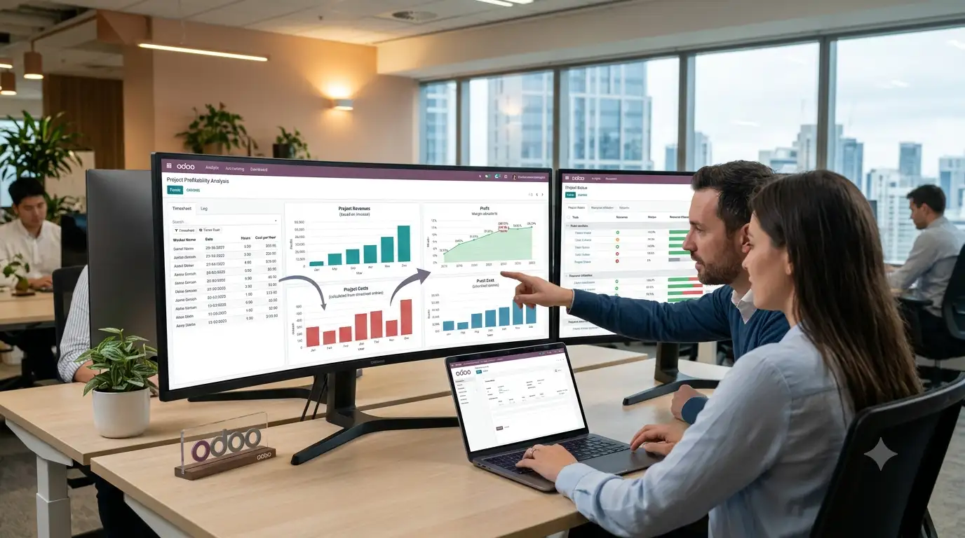Analisis Profit Project dengan Timesheet di odoo