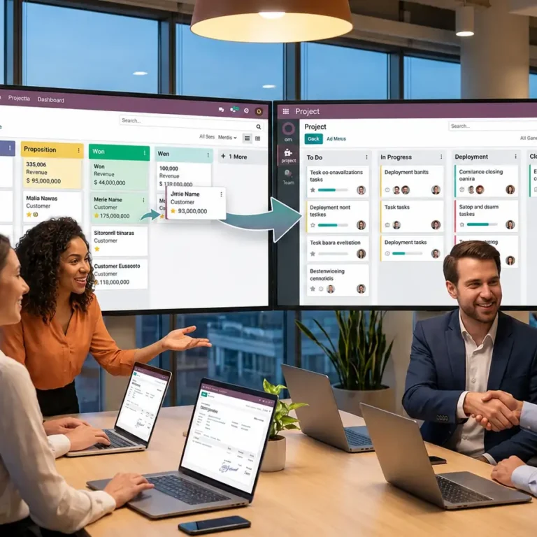 Integrasi CRM dan Project untuk Closing Cepat di odoo