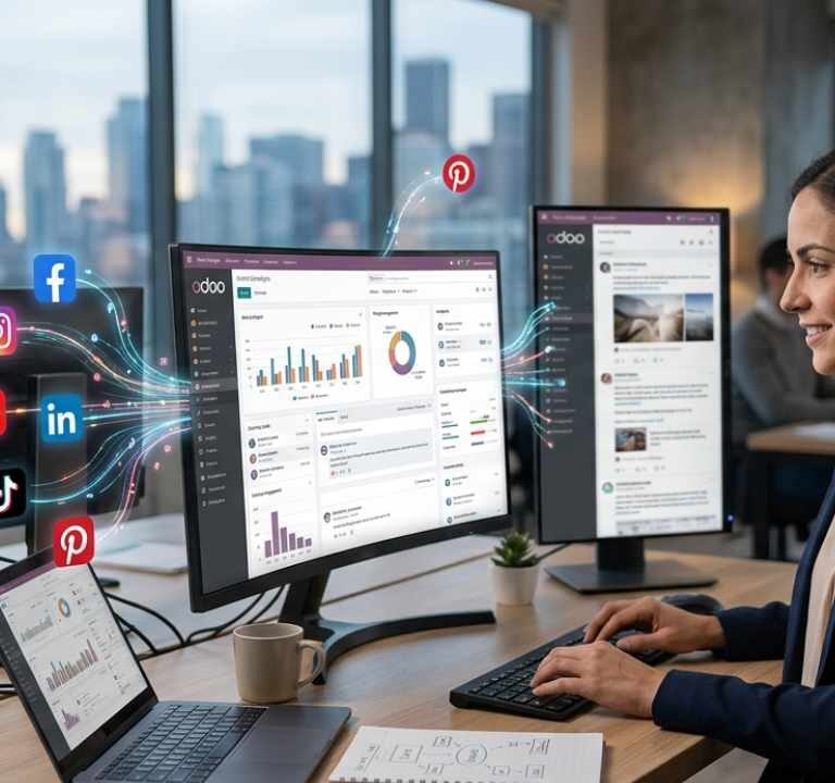 Social Media Marketing Terintegrasi di Odoo