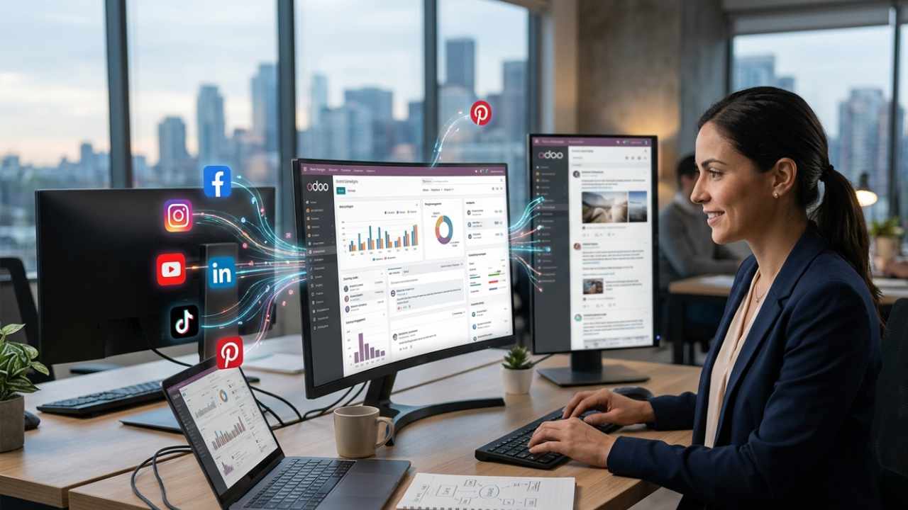 Social Media Marketing Terintegrasi di Odoo