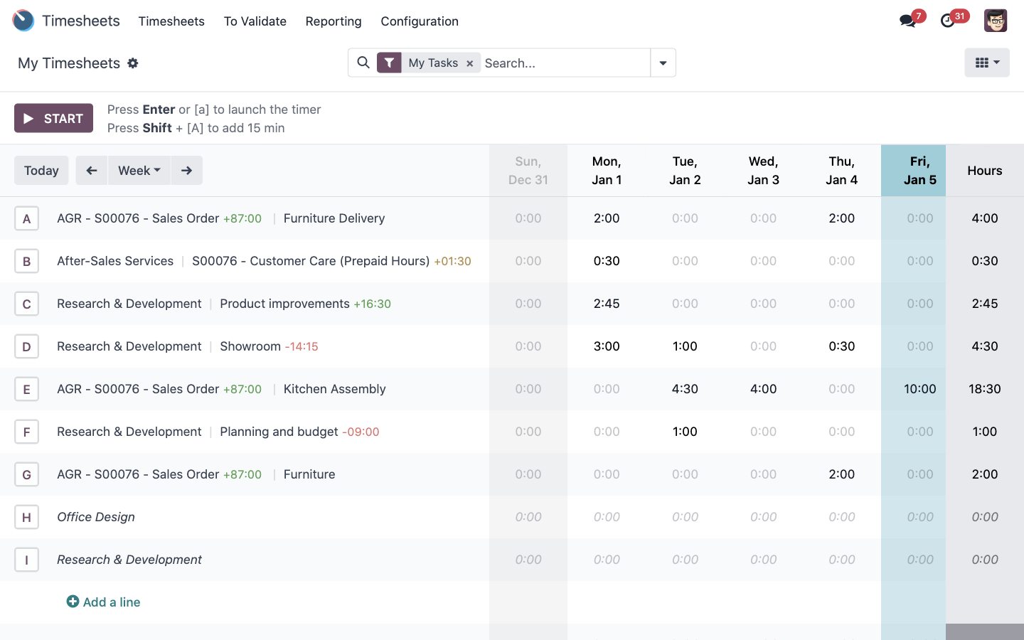 timesheet